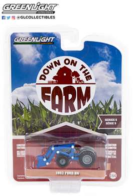 Tractor Ford - 1952 blue/grey - 1:64 - GreenLight - 48050A - gl48050A | Toms Modelautos