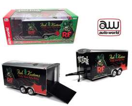 Trailer  - Rat Fink black/red/green - 1:18 - Auto World - CP7839 - AWCP7839 | Toms Modelautos