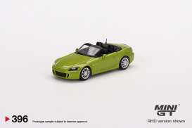 Honda  - S2000 (AP2) 2021 lime green metallic - 1:64 - Mini GT - 00396-R - MGT00396rhd | Tom's Modelauto's