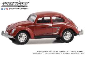 Volkswagen  - Beetle ruby red - 1:64 - GreenLight - 36090B - gl36090B | Tom's Modelauto's