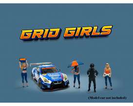 Figures  -  Grid Girls various - 1:64 - American Diorama - 2406MJ - AD2406MJ | Toms Modelautos