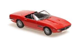 Maserati  - Ghibli Spyder 1969 red - 1:43 - Maxichamps - 940123330 - mc940123330 | Tom's Modelauto's
