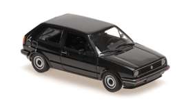 Volkswagen  - Golf 1985 black - 1:43 - Maxichamps - 940054101 - mc940054101 | Tom's Modelauto's